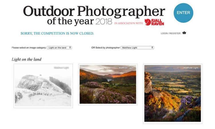 Outdoor Photographer of the Year 2018 Shortlisted