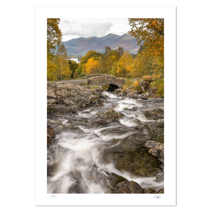 Ashness Bridge in Autumn