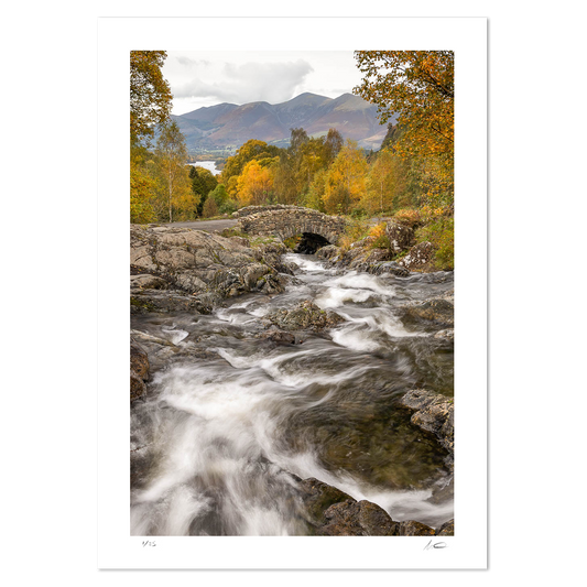 Ashness Bridge in Autumn