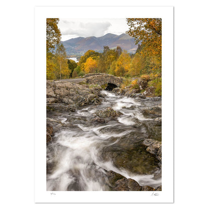 Ashness Bridge in Autumn