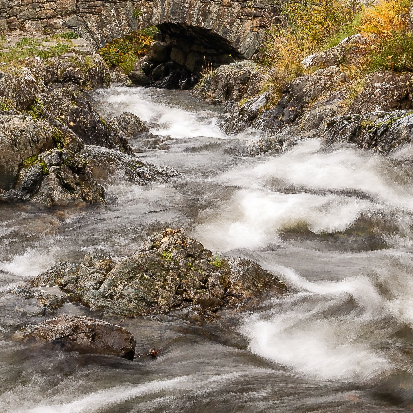 Ashness Bridge in Autumn