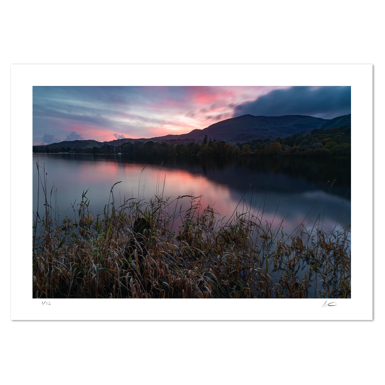 Dusk Falls at Coniston