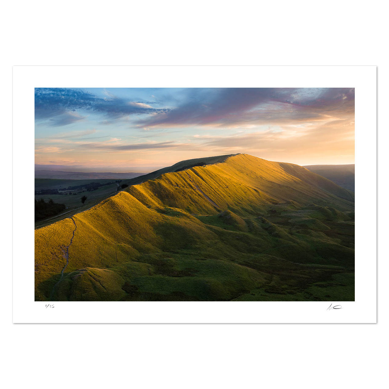 Rushup Edge at Dusk