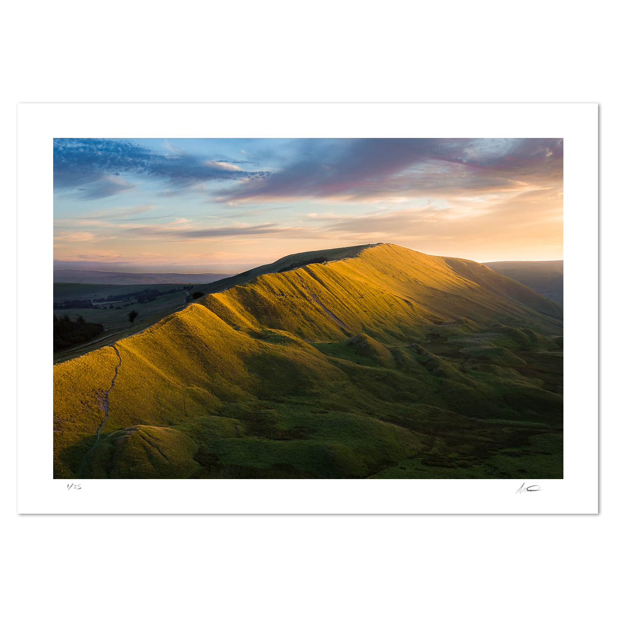 Rushup Edge at Dusk