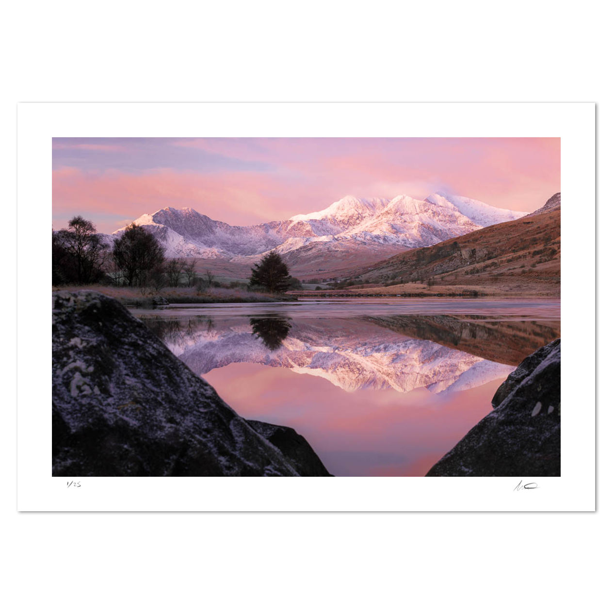 snowdon reflection Matthew Light landscape photography print